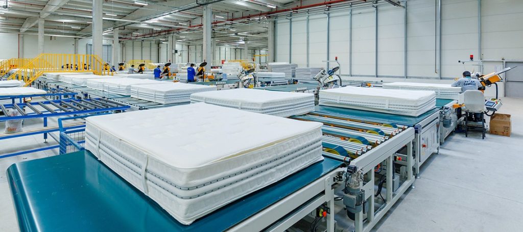 Polyester-Fiber-in-Mattress-Production