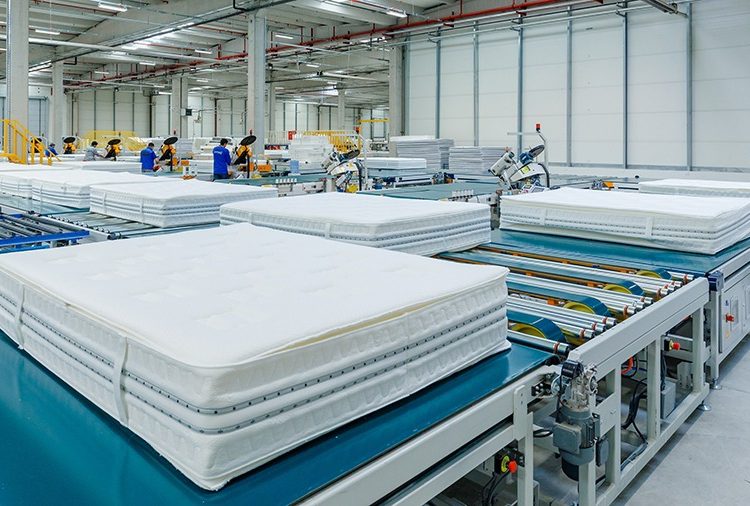 Polyester-Fiber-in-Mattress-Production